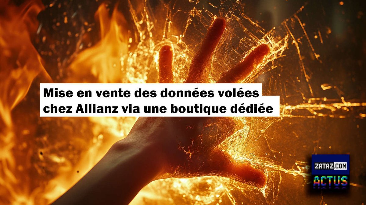 zataz's tweet image. // Données Allianz en vente sur le dark web

💥 ZATAZ révèle que des données volées chez Allianz sont proposées à la vente via une boutique pirate, exploitant un site dédié à la cybesécurité pour gagner en crédibilité.

🔗 zataz.com/zataz-revele-l…

#DataLeak #DarkWeb #Allianz…