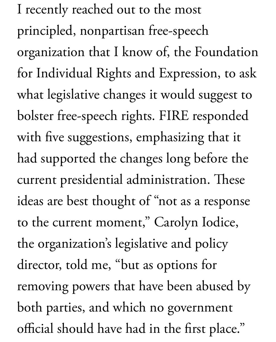 The Atlantic’s <a href="/conor64/">Conor Friedersdorf</a> asked us about some ideas for our legislation Congress can pass to better protect free speech.