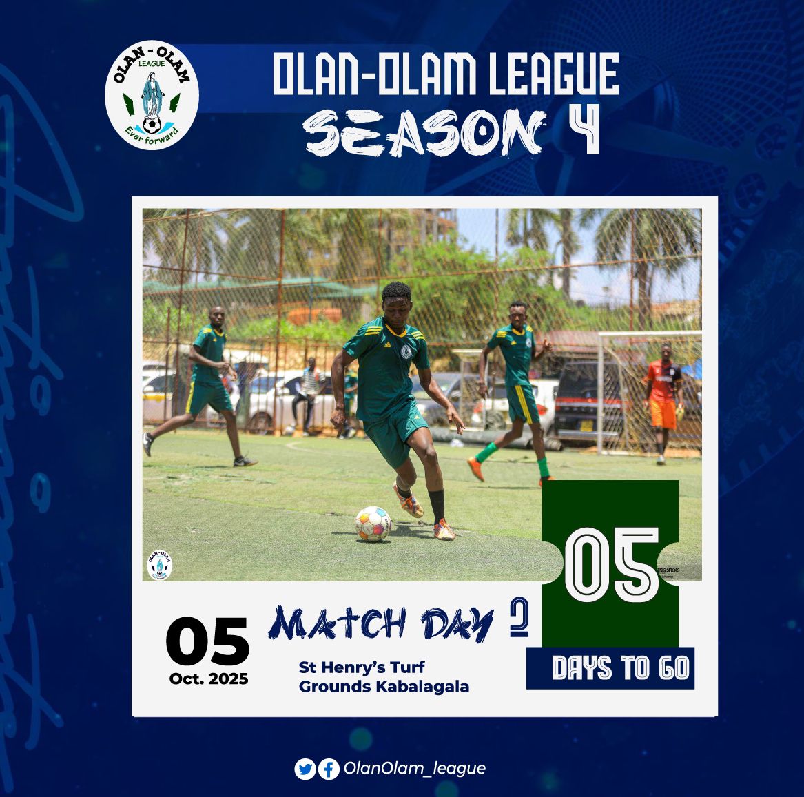 OlanOlam_League's tweet image. 📞 St. Henry's Turf Grounds, Kabalagala is calling once again…

In less than5️⃣  days, we return for yet another  showdown of Season 4! ⚽🔥

🧮 Game Week  2
📆 Sunday, 5th October

Courtesy of: @minds_cari81547

#OlanOlamLeagueS4