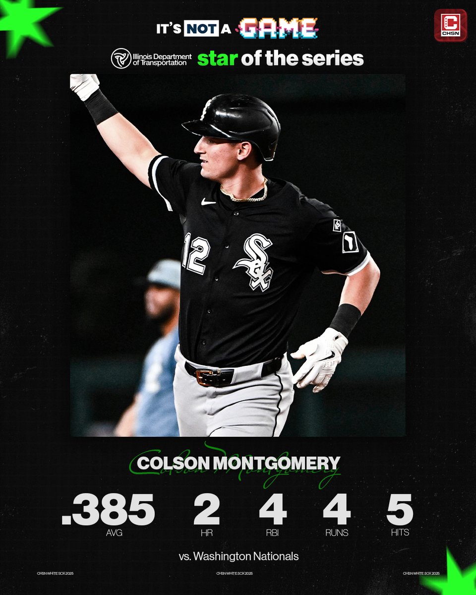 CHSN_WhiteSox's tweet image. A full season of Colson Montgomery is gonna be REALLY fun 👀

@IDOT_Illinois