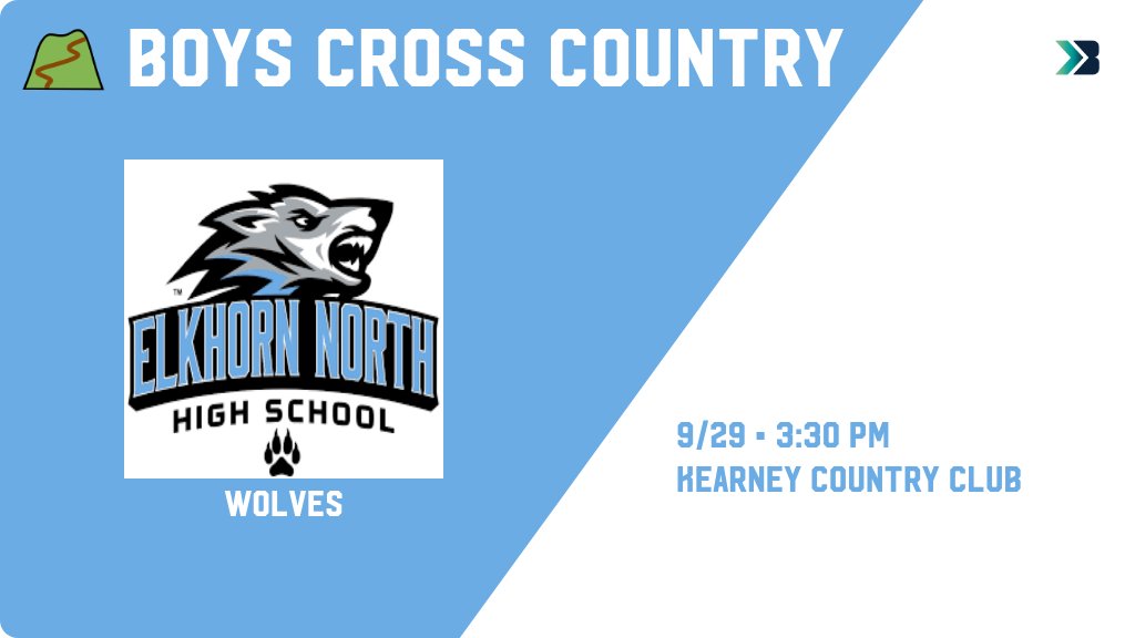 Boys Cross Country (Varsity) Meet Day! - Check out the event preview for the Elkhorn North High School Wolves. It starts at 3:30 PM and is at Kearney Country Club. gobound.com/ne/nsaa/boyscr…