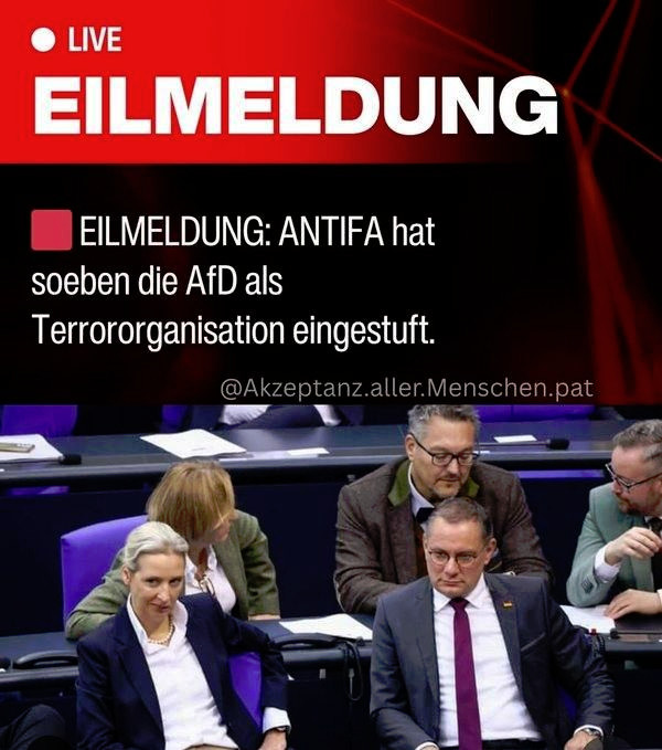 Loukasmus's tweet image. Wichtig und richtig 👍
#AfD #Antifa