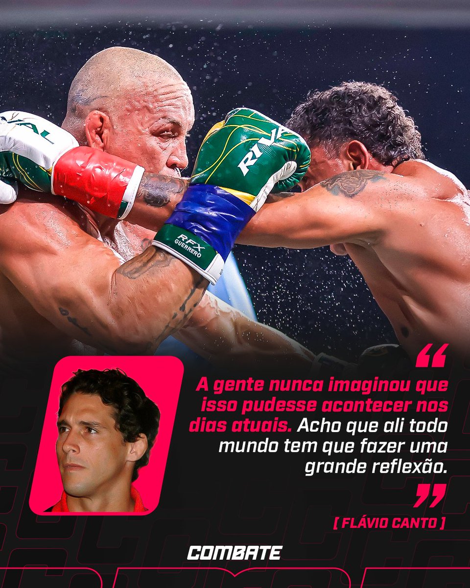 combate's tweet image. A luta termina quando soa o gongo. O que vimos depois de Wanderlei Silva x Popó não representa o espírito das artes marciais. É hora de todos pararem, refletirem e lembrarem: lutar não é violência, é respeito, disciplina e superação.

#Combate