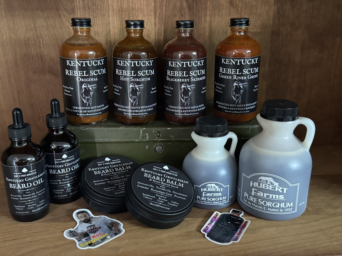 Grab some Kentucky Rebel Scum by 3pm Central today for SAME DAY shipping and be set for the weekend in style 😎🤝🔥