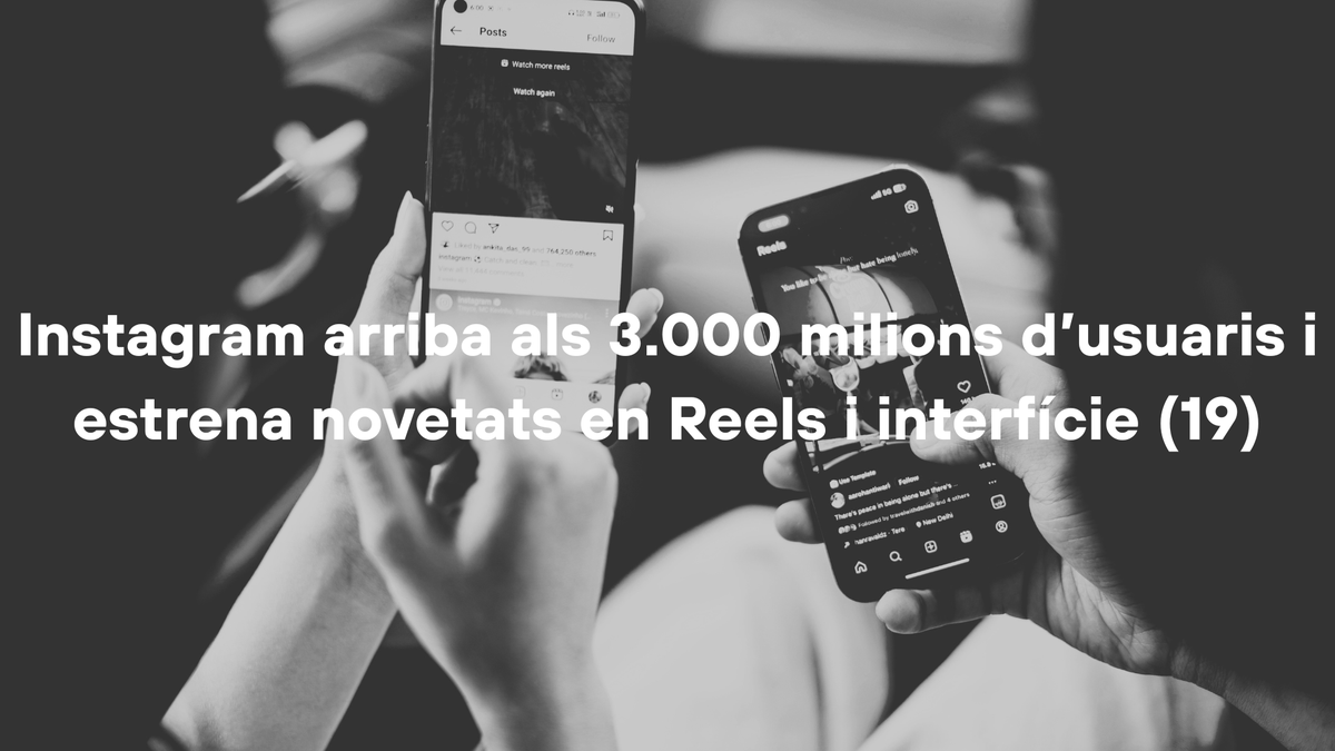 mrocave's tweet image. 📲 Instagram ja té 3.000 milions d’usuaris i estrena novetats en Reels i interfície.

Newsletter 👉  linkedin.com/pulse/instagra…
