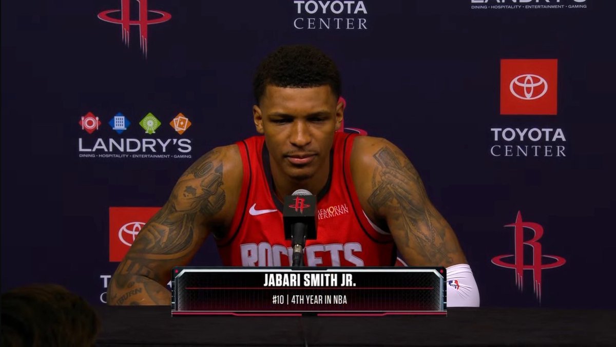Jabari Smith Jr has put on a lot of muscle 😳