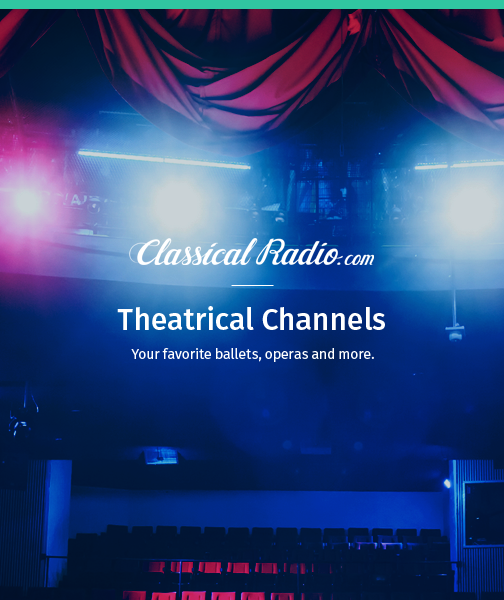 ClassicalHQ's tweet photo. Explore our tremendous selection of Theatrical channels! Tune in and enjoy your favorite #operas, #ballets, #overtures & more – simply select ‘Theatrical’ under ‘Style Filter’ on our app or website to browse them all:
https://t.co/mZT5WQw9dQ
•
#TheatricalMusic #ClassicalMusic https://t.co/4n4vYjeviZ