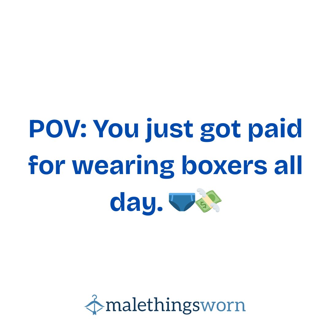 Imagine getting paid to sweat… oh wait, I already do. 😉

#malethingsworn #sidehustle #wornitems #sidehustleideas