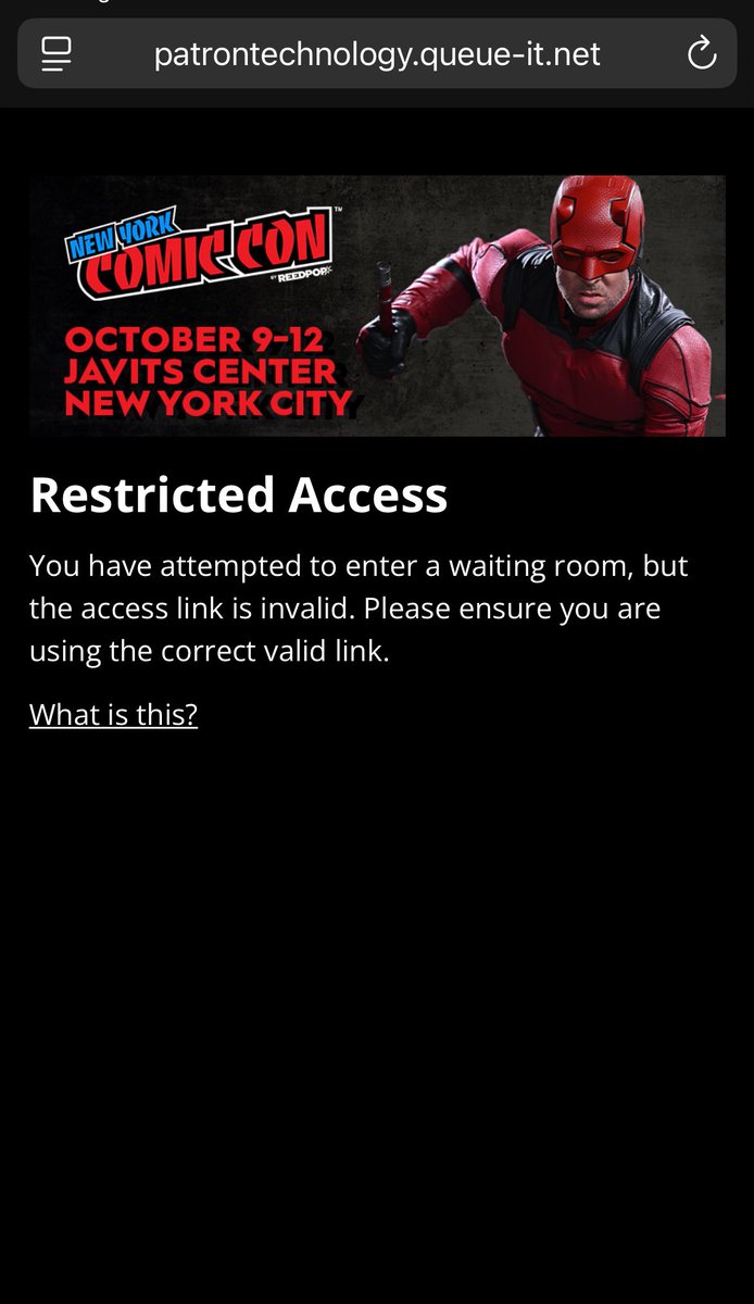 I used to like how you guys did things differently in 2010 was much easier to access panels etc. This waiting line is crazy <a href="/NY_Comic_Con/">New York Comic Con</a>