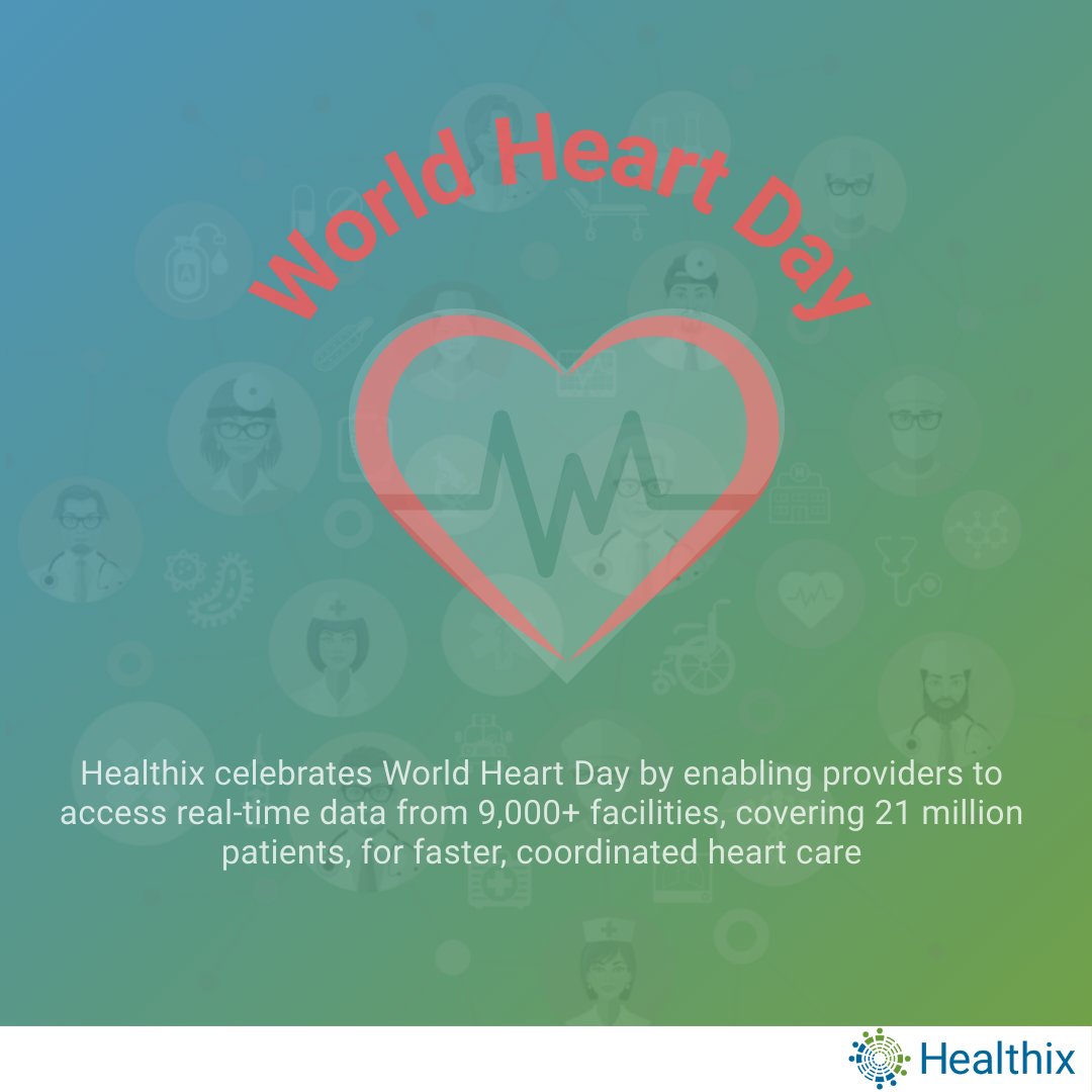 This #WorldHeartDay ❤️, we are reminded to take action through healthy lifestyles, prevention, and advocacy for stronger heart health. At Healthix, we support this mission by enabling providers with real-time data to improve care. Don’t miss a beat.

#WorldHeartDay #NYCHealth