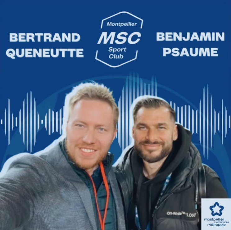 Bertrand Queneutte (@b_queneutte) on Twitter photo 𝐌𝐨𝐧𝐭𝐩𝐞𝐥𝐥𝐢𝐞𝐫 𝐒𝐩𝐨𝐫𝐭 𝐂𝐥𝐮𝐛
𝐒𝟐 - 𝐄𝐩𝟏
⚽🎧 Avec <a href="/BenjiPsaume/">benji psaume</a> <a href="/maxraynaud1/">Maxime Raynaud</a> et Vito #Hilton
🟠🔵 Débrief #Laval + Pieds dans le plat + Supporters + Débat + #ASSE
Dispo sur Spotify, Deezer, Apple, Amazon.
🙏🏼✊🏼 Bon podcast ! Merci à tous #TeamMHSC #Montpellier 𝐌𝐨𝐧𝐭𝐩𝐞𝐥𝐥𝐢𝐞𝐫 𝐒𝐩𝐨𝐫𝐭 𝐂𝐥𝐮𝐛
𝐒𝟐 - 𝐄𝐩𝟏
⚽🎧 Avec <a href="/BenjiPsaume/">benji psaume</a> <a href="/maxraynaud1/">Maxime Raynaud</a> et Vito #Hilton
🟠🔵 Débrief #Laval + Pieds dans le plat + Supporters + Débat + #ASSE
Dispo sur Spotify, Deezer, Apple, Amazon.
🙏🏼✊🏼 Bon podcast ! Merci à tous #TeamMHSC #Montpellier