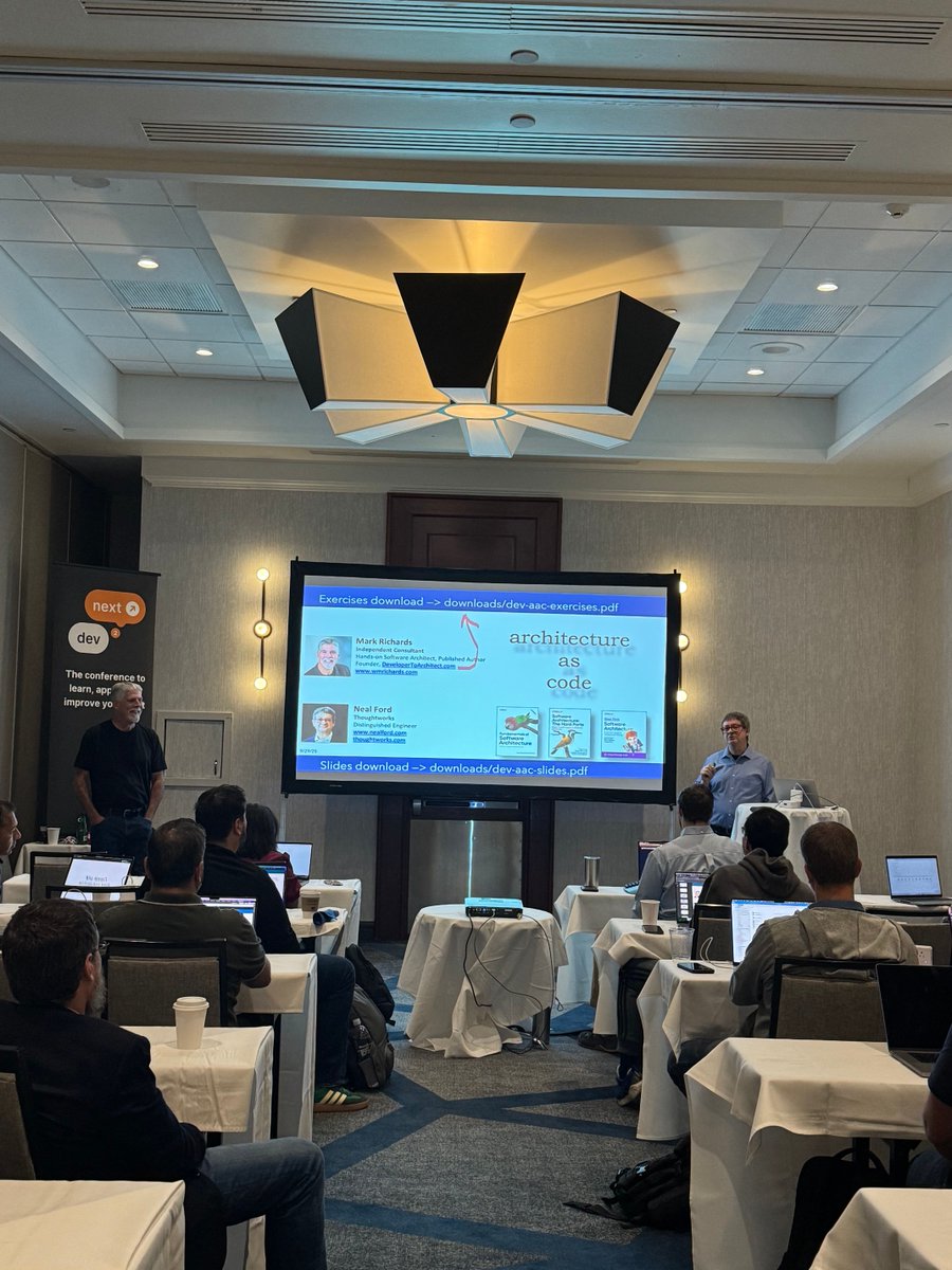 dev2next's tweet image. 🚀 Workshops are in full swing at #dev2next with @neal4d & Mark Richards @venkat_s, Daniel Hinojosa, @therealdanvega & @habuma
Java, AI, and Architecture—all packed with insights, guidance, & practical skills from the best in the field
🙌 Here’s to an amazing start of the conf!