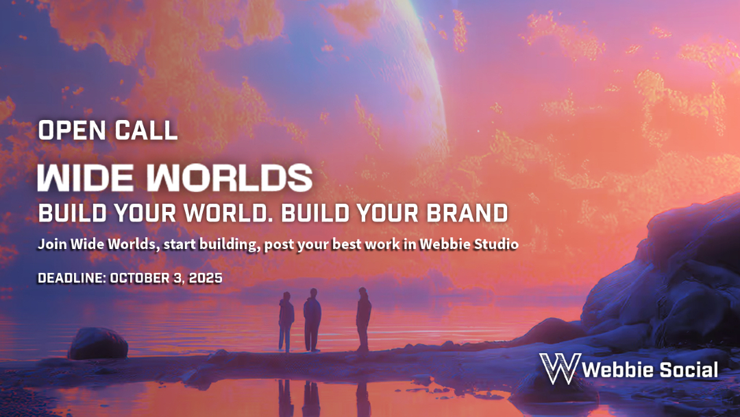 WebbieSocialApp's tweet photo. 🎨 OPEN CALL: The Community is Creating Magic
These worlds? Wild.
These characters? Iconic.
This energy? Unmatched.
The OPEN CALL from @wideworlds_ai x Webbie Social is STILL open.
You still have time to jump in — and your story might be the next one we spotlight.
📅 Deadline: October 3
🛠 Free tools, big rewards
→ Submit now at [link in bio]
#OPENCALL #WebbieCreator #CreativeCommunity