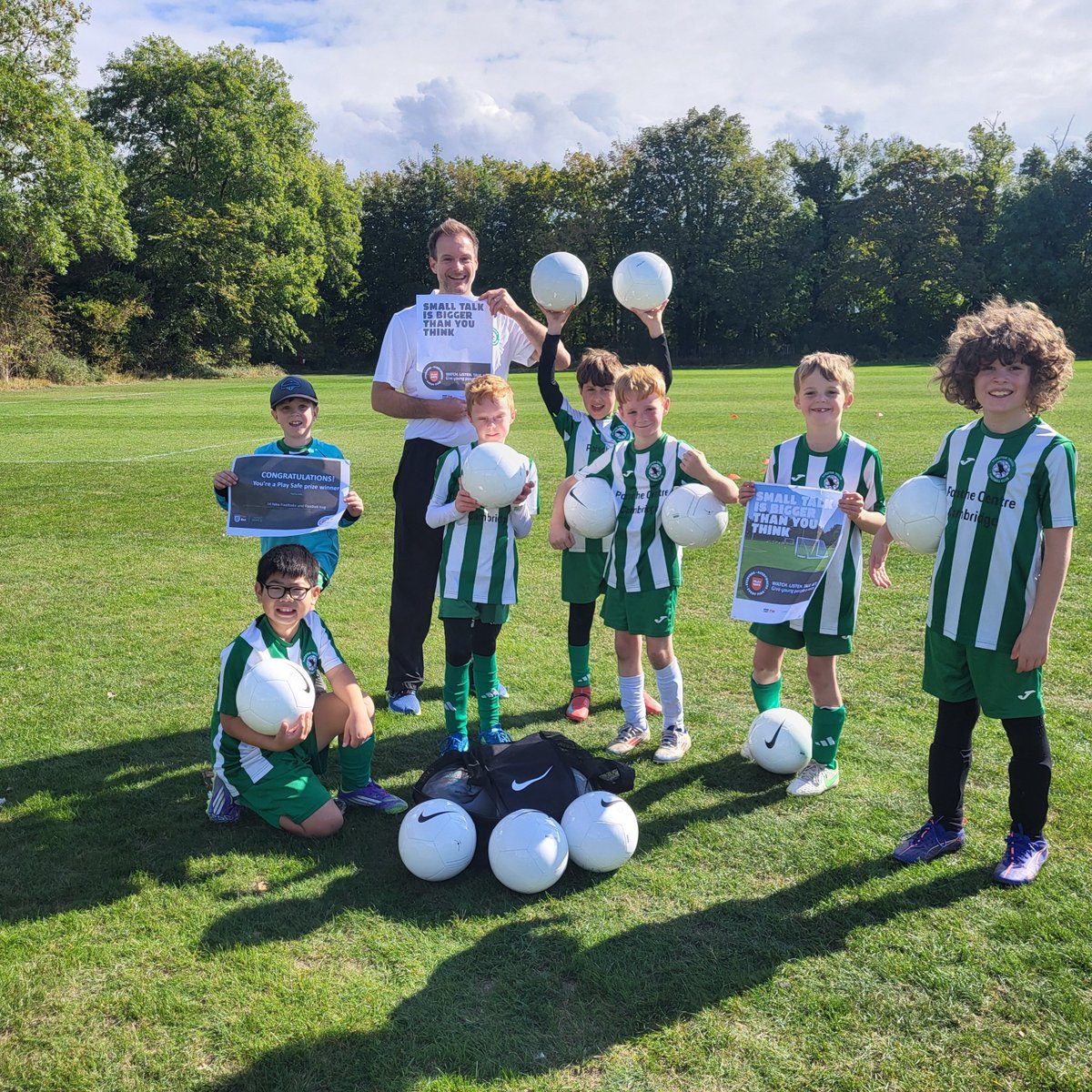 Congrats to @harstonfc who received 1️⃣6️⃣ free footballs from The FA for taking part in #PlaySafe Weekend! ⚽

Whilst the weekend is over, it's important to always keep #PlaySafe in mind. ⬇️

buff.ly/PXNF24x