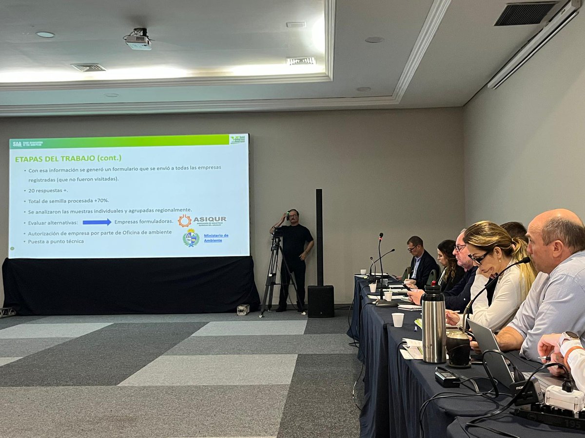 Estamos participando del 10º Congreso Americano de Semillas organizado por <a href="/SAA__seed/">Seed Association of the Americas (SAA)</a>  

En esta instancia integramos el grupo de Tratamiento de Semillas, donde presentamos el proyecto de manejo de efluentes en el tratamiento de semillas🌱