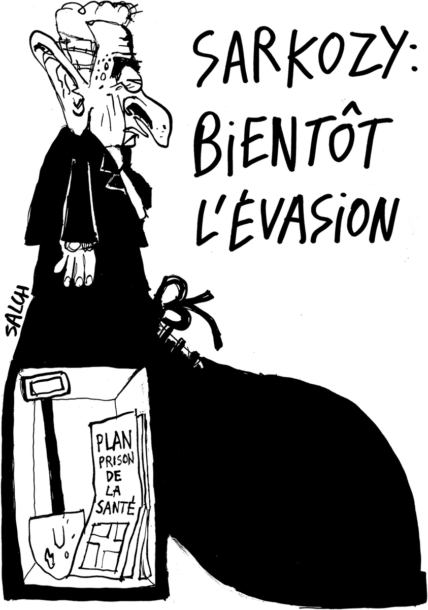 Charlie_Hebdo_'s tweet image. Le dessin du jour, par #Salch