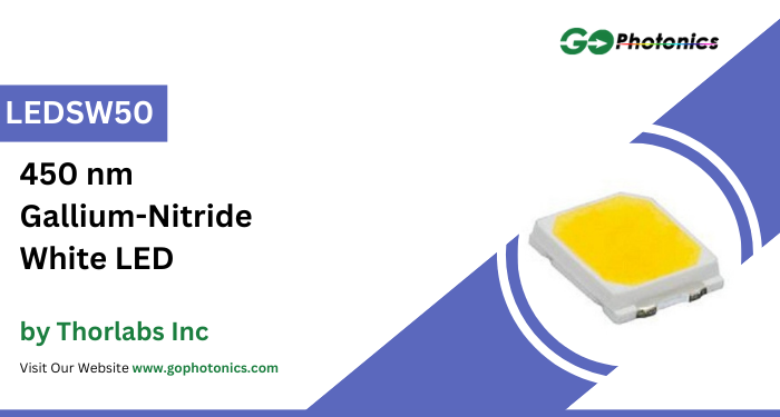 gophotonics's tweet image. The LEDSW50 from Thorlabs Inc is a GaN White LED that operates at a wavelength of 450 nm.

Click here to Download the Datasheet ow.ly/Q7ji50X3q6H

#Thorlabs #Gallium #Nitride #white #LED #viewing #angle #rendering #Lifetime #Featured #Products #photonics #INDUSTRY #Insights
