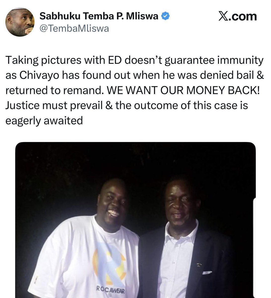 Nhai <a href="/TembaMliswa/">Sabhuku Temba P. Mliswa</a> do you remember this post below 👇?