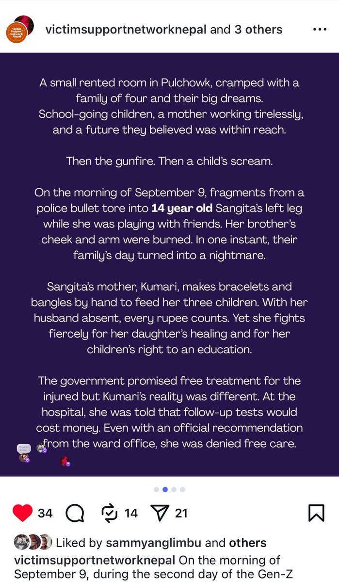 proxymita's tweet image. at just 14, sangita has suffered so much!! please friends whoever is looking to do some good this dashain, consider donating to her or other victims that friends from victimsupportnepal are reaching out to, they are trying their best to directly contribute