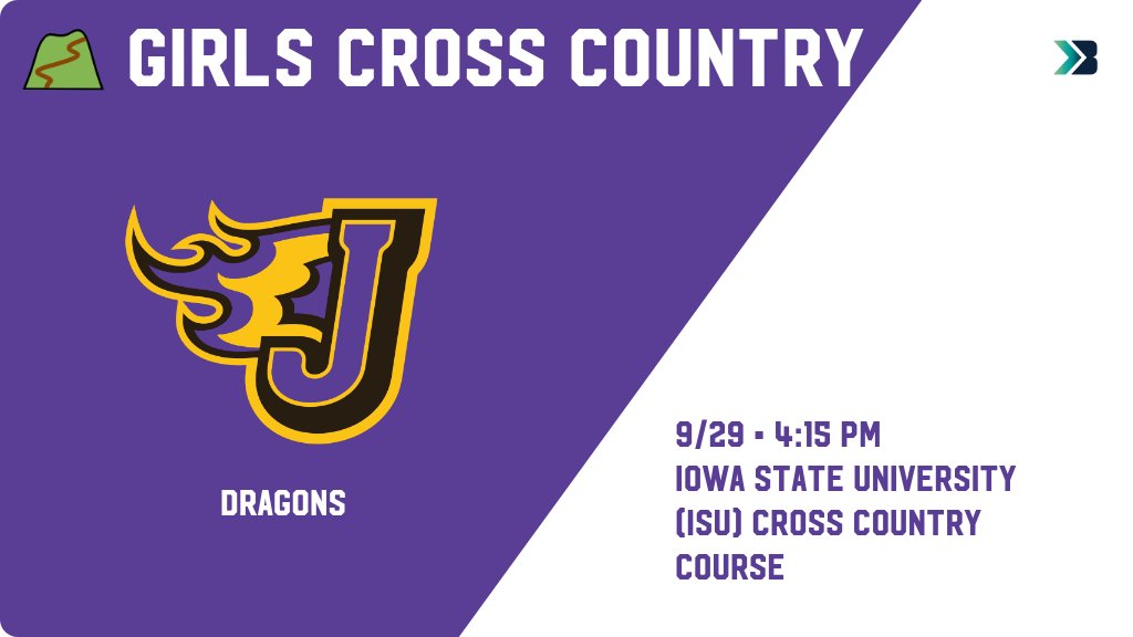 Girls Cross Country (Middle School) Meet Day! - Check out the event preview for the Johnston Dragons. It starts at 4:15 PM and is at Iowa State University (ISU) Cross Country Course. gobound.com/ia/ighsau/girl…