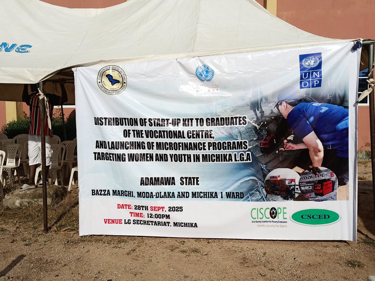 With support from <a href="/lcbc_cblt/">Commission du Bassin du Lac Tchad</a> and <a href="/UNDP/">UN Development</a> livelihoods of beneficiaries are being strengthened in Michika LGA, Adamawa State, Nigeria.

Implemented by CISCOPE