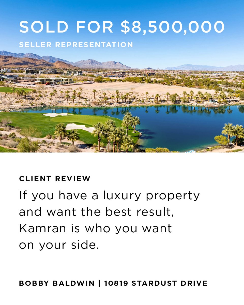 It was an honor to represent Bobby Baldwin on the sale of his lot at The Summit Club—a property that had been on and off the market for quite some time before I stepped in.

Bobby’s trust means the world, and I’m proud to have delivered the service and results he deserves.