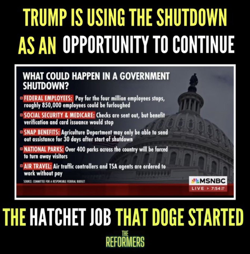 Trump operates entirely on ‘ulterior motives’ and lies.  So what’s the real reason he wants a shutdown? 👇🏽👇🏽👇🏽👇🏽👇🏽#ThisIsTrumpsShutdown