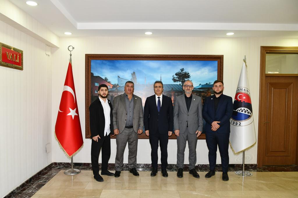 UidGeorgia's tweet photo. UID Gürcistan heyeti olarak Ardahan Valisi Sayın Hayrettin Çiçek’i makamında ziyaret ettik. Faaliyetlerimizi anlattığımız, samimi ve verimli geçen bu görüşme için kendilerine teşekkür ediyoruz. https://t.co/nKxic0xHmG