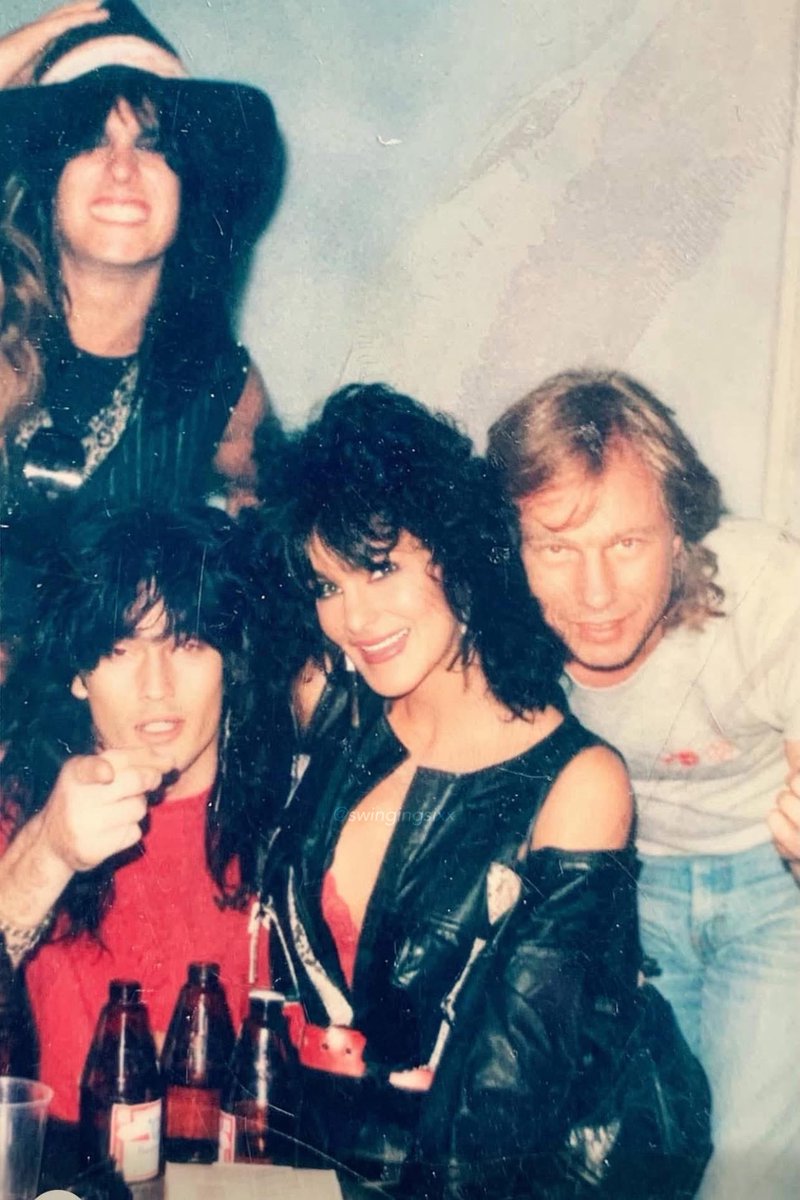 ⋆⭒˚.⋆ Nikki Sixx, Elaine Starchuk, Tommy Lee and Doug Thaler