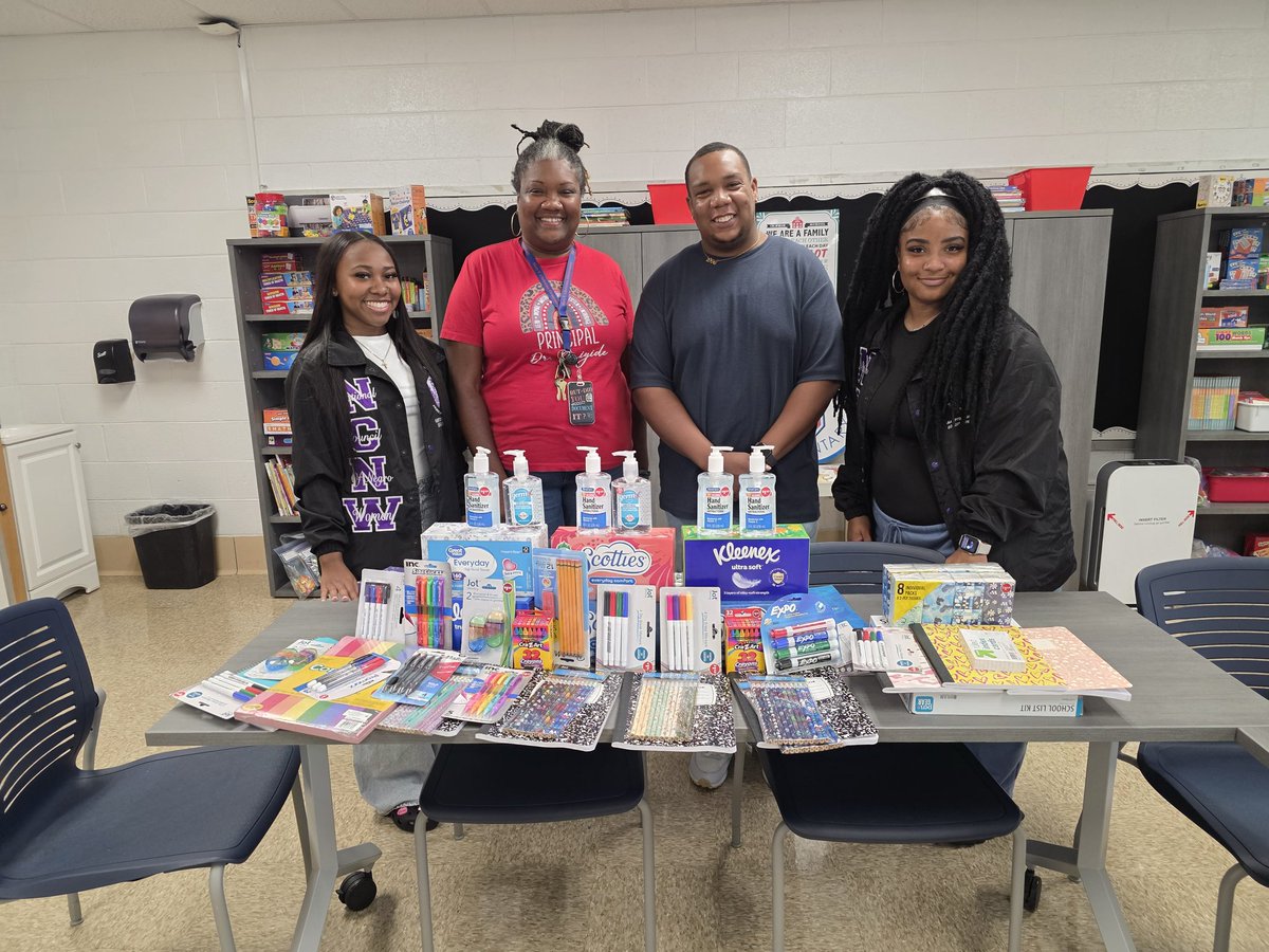 Huge thanks to the <a href="/ncnw_hamptonu/">NCNW Hampton U</a> for collecting supplies for our <a href="/MTCChampions/">Mary T. Christian Elementary School</a> ! We are looking forward to partnering with them throughout the year. 
<a href="/HamptonCSchools/">Hampton City Schools</a> <a href="/MrsOeducates/">Dr. Shante' Oniyide</a> <a href="/MisterMcDoe/">Gregory McDoe</a>