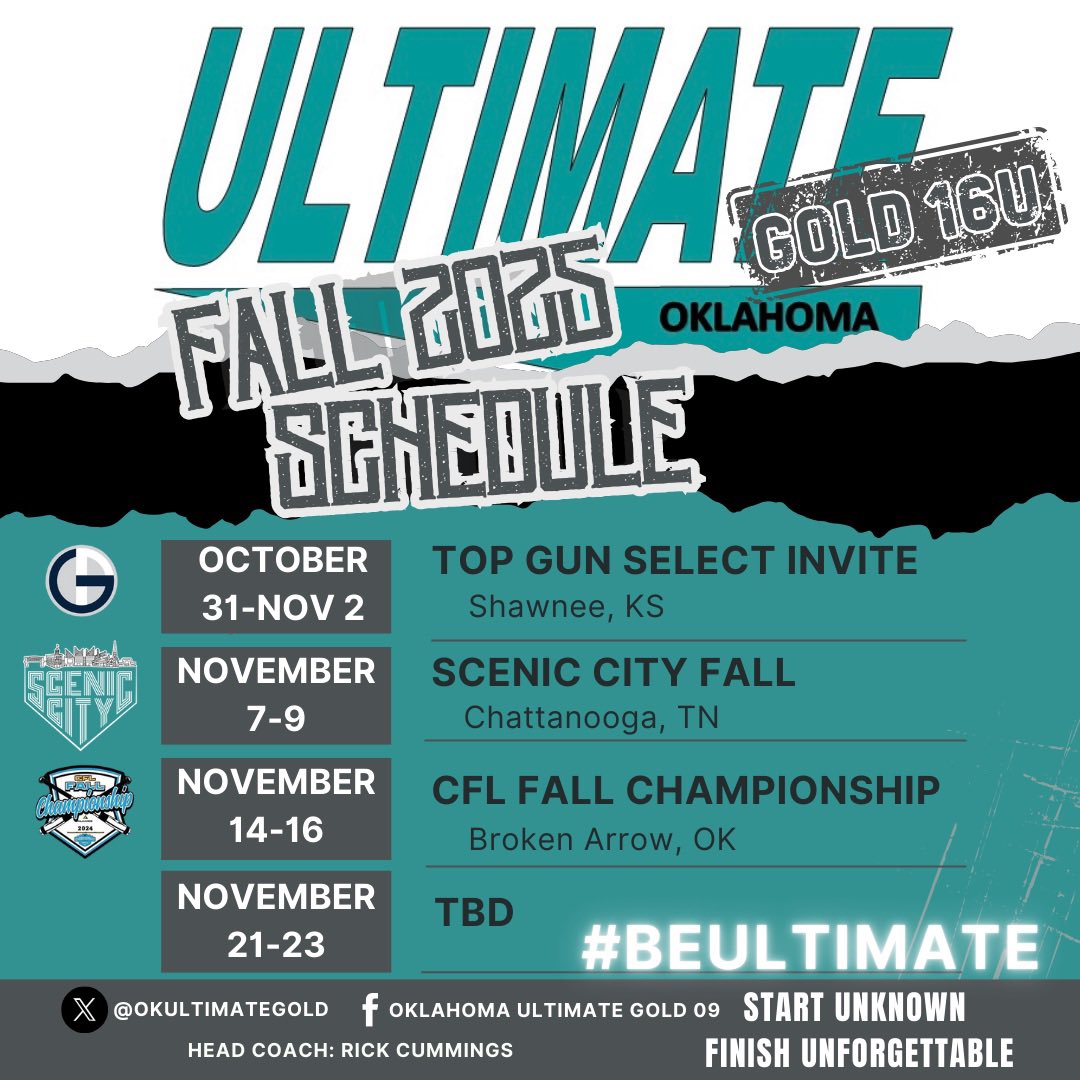 Oklahoma Ultimate Gold 16U tweet media