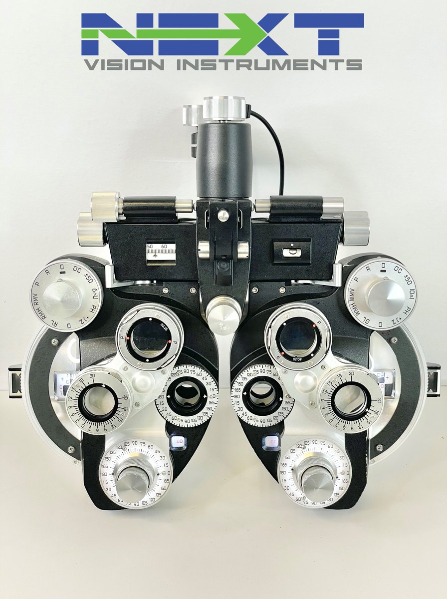 NextVision_'s tweet image. 📢 IN STOCK 📢
💡 Reichert 11636 Ultramatic RX Master Illuminated Phoropter 💡

Put away your pen light and leave the lights off throughout the entire process!

727.483.9140, sales@nextvision2020.com, or shop our website!

#NextVisionInstruments #eyeexam #eyedoctor #ophthalmology