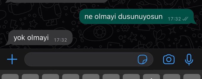 şu sıralar ben