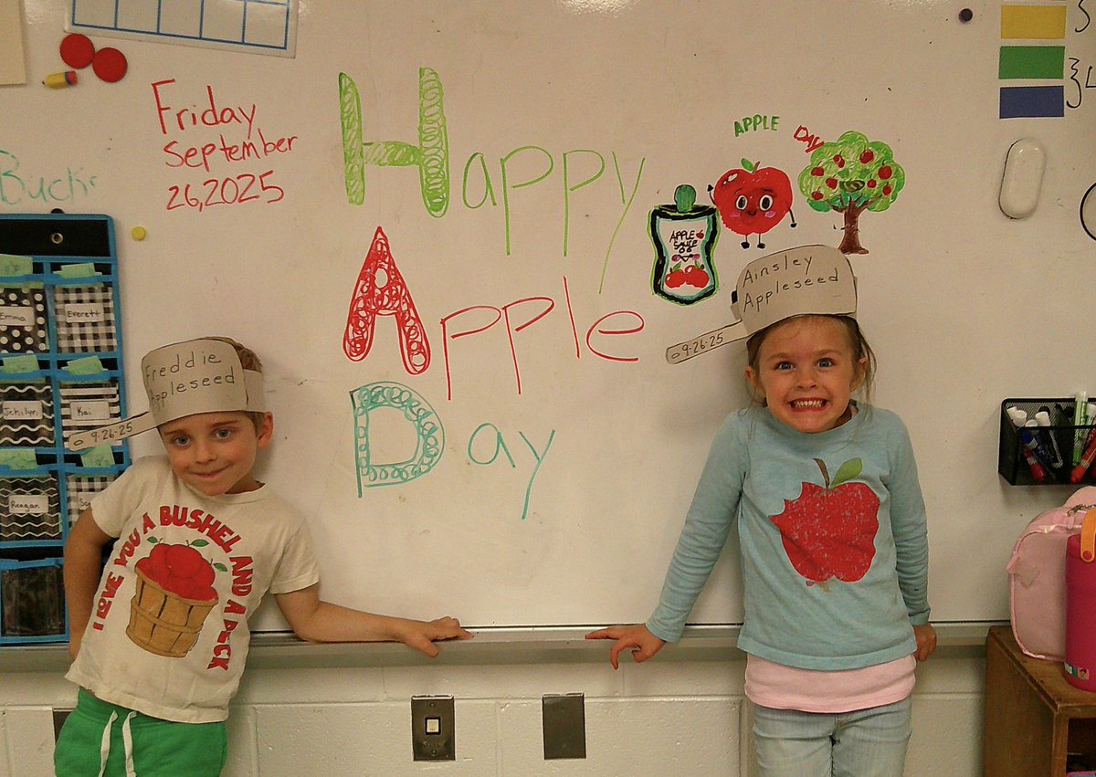 On Friday, our kindergartners had a great time exploring all things apple!! They are really getting to the “core” of learning! 🍎
#ThisIsFCPS1 <a href="/FCPS1News/">Fauquier Schools VA - NEWS</a>