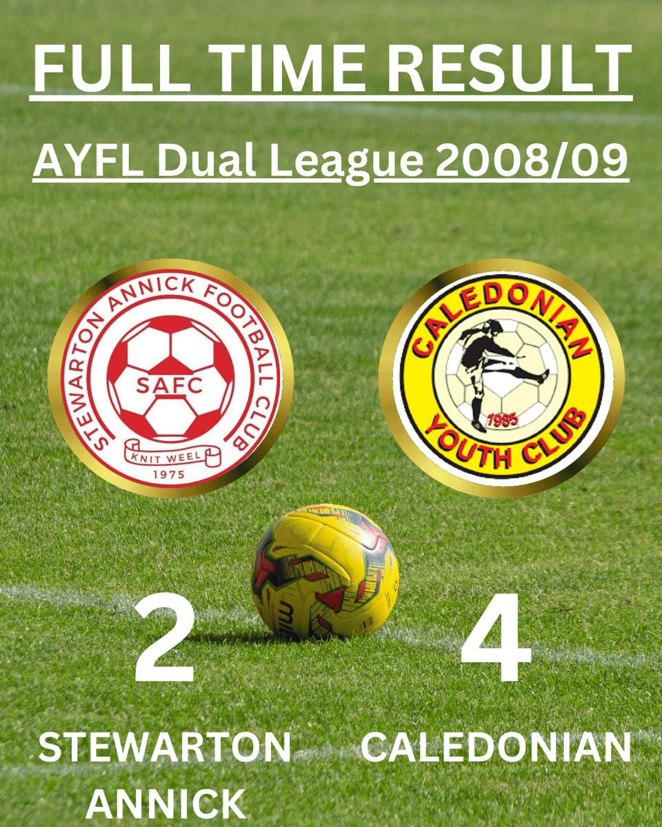 It was a victory for our 2009s on Sunday in their league match against Stewarton Annick.