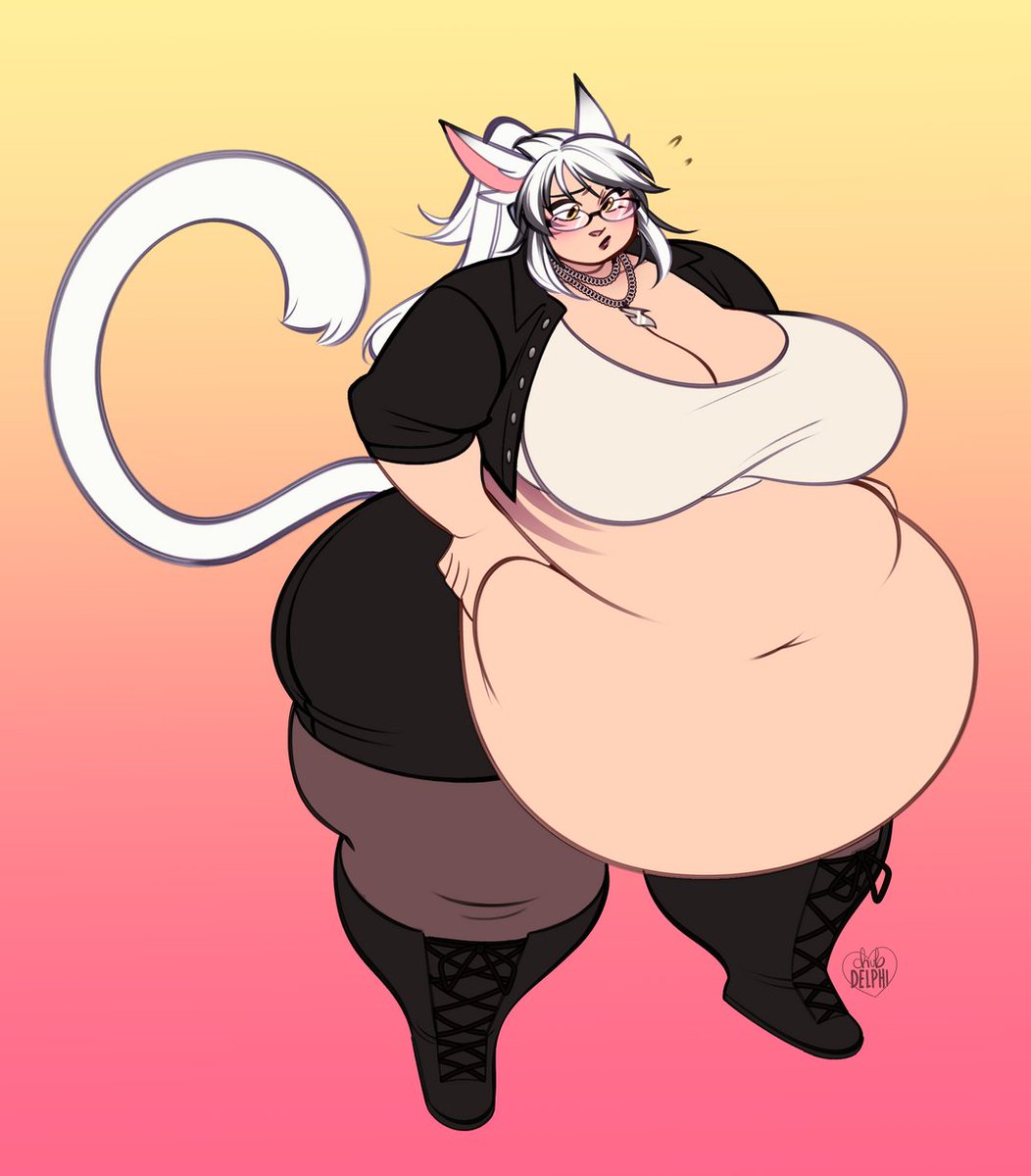 chub_delphi's tweet image. Slots are filling fast! And there's only a few days left to get yourself a chunky gal (or guy) for the sale! $75 for a full body flat color! 💗 DM me if you're interested! #fatgirlfall #commissionsopen