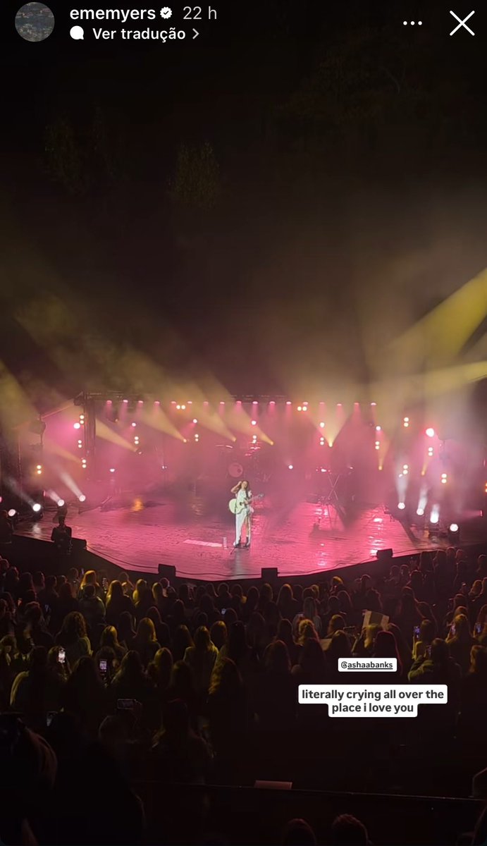 Emma apoiando a Asha ontem, Asha apoiando a Emma hoje 🤏🏽