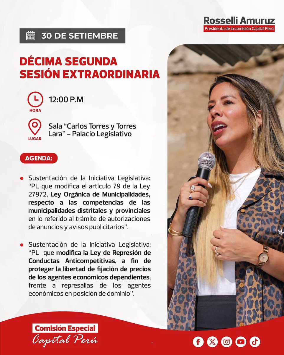 Comisión Especial Multipartidaria Capital Perú tweet media