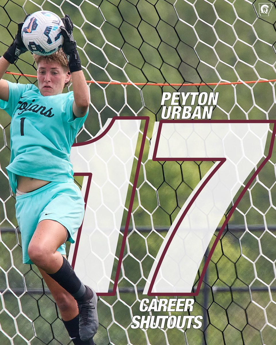 𝟏𝟕 𝐂𝐀𝐑𝐄𝐄𝐑 𝐒𝐇𝐔𝐓𝐎𝐔𝐓𝐒

Peyton Urban continues her legacy breaking the record for most career shutouts ever as a Trojan⚔️

#LittleRocksTeam