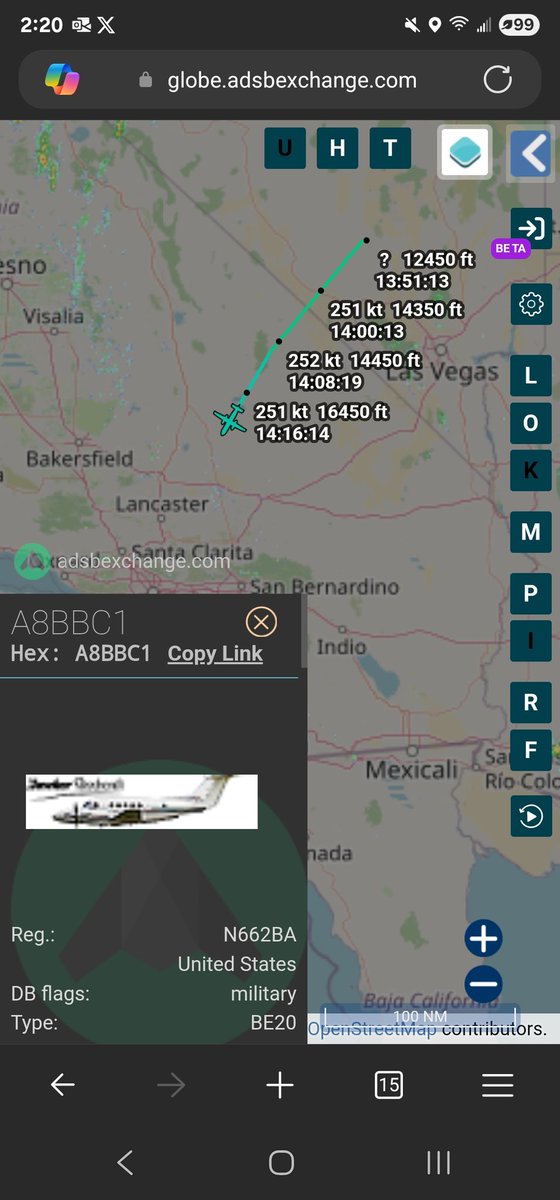 norb420's tweet photo. #A8BBC1 as #A8BBC1 A Janet up from Groom/Homey Airport KXTA. https://t.co/AxFrMxFqBm