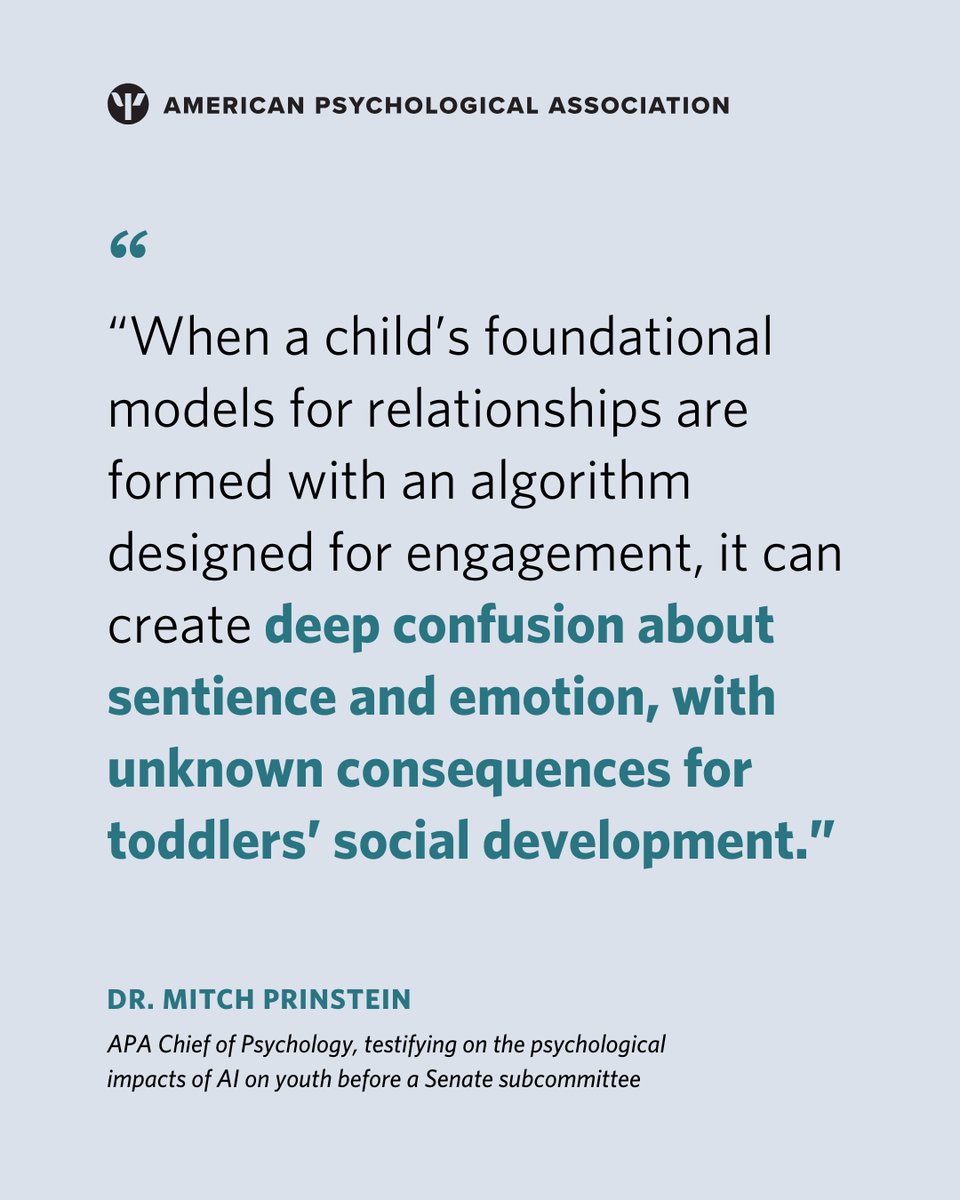 American Psychological Association tweet media