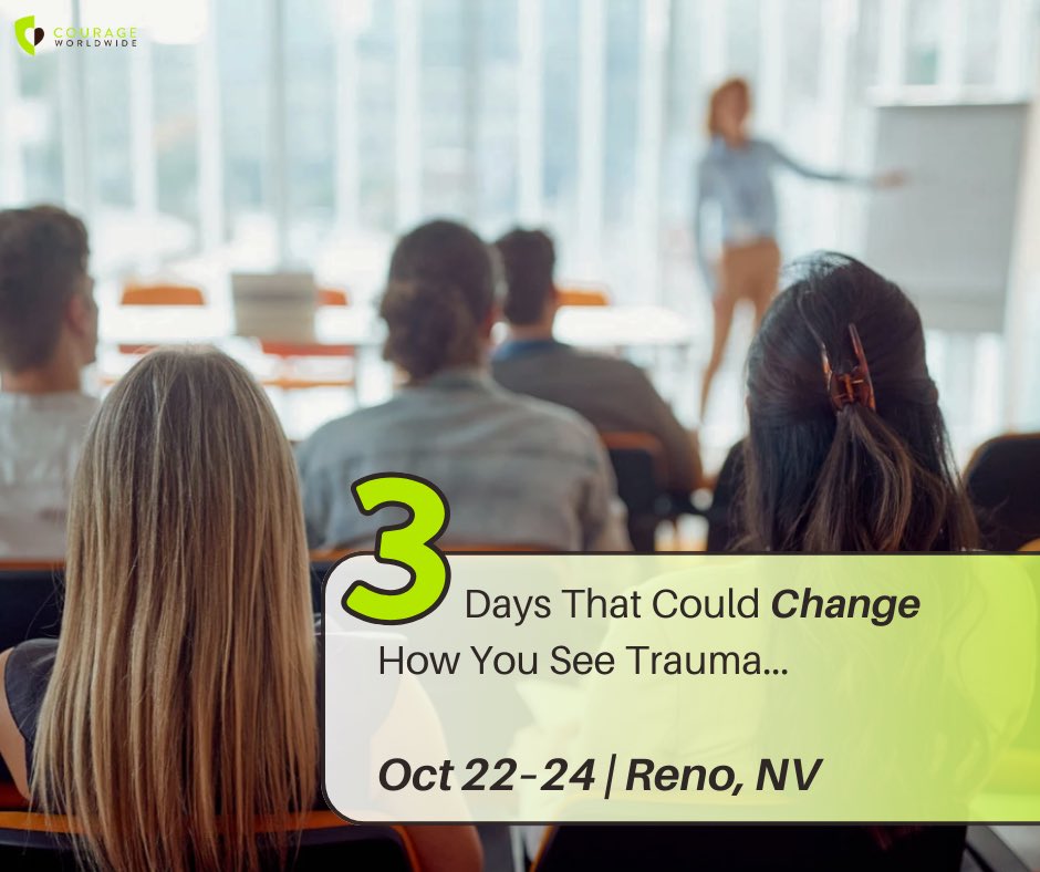 Join us Oct 22–24 in Reno for the Community CSEC Trauma Training with Dr. Vanessa Snyder and Dr. Jeanne Allert. Practical tools. Trauma-informed insights. Real impact.

Register now (link in bio): courageworldwide.org/event-details/…