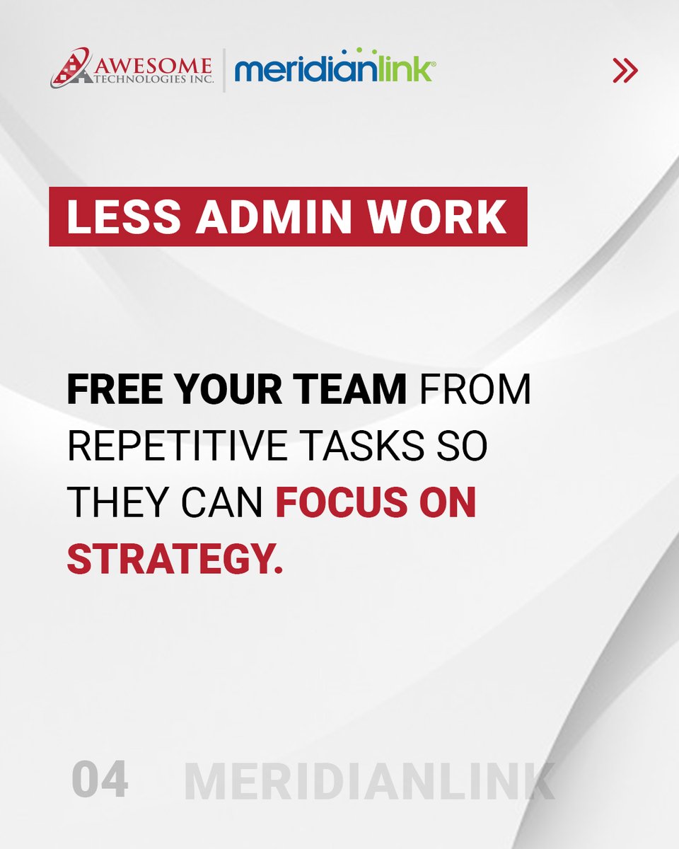 awesometech_inc's tweet image. Smarter lending with MeridianLink: faster approvals, easier compliance &amp;amp; automation that keeps you ahead.
Full post 👉 tinyurl.com/36xeapv4

#AwesomeTechInc #MeridianLink #MortgageTech #Automation #FinTech