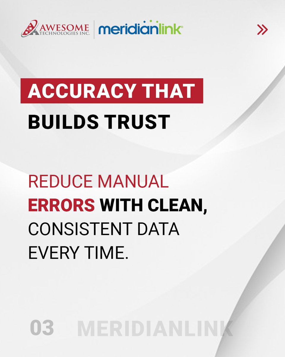 awesometech_inc's tweet image. Smarter lending with MeridianLink: faster approvals, easier compliance &amp;amp; automation that keeps you ahead.
Full post 👉 tinyurl.com/36xeapv4

#AwesomeTechInc #MeridianLink #MortgageTech #Automation #FinTech