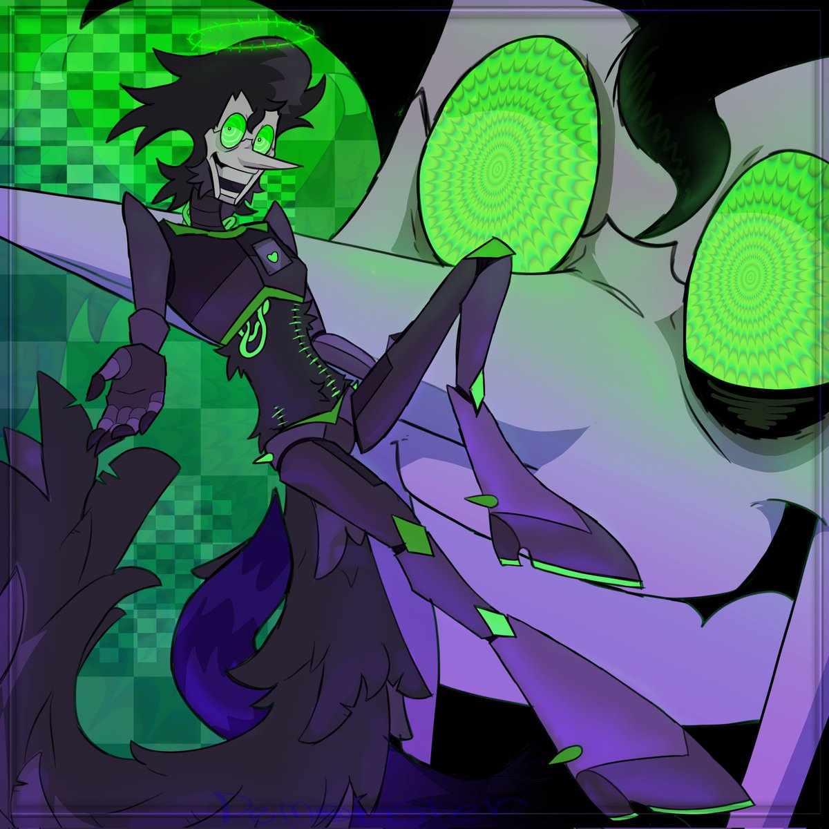 deviousdavester's tweet photo. Spamton neo au art! he's king of the cyber world /virus/
#DELTARUNE #spamtonNEO #spamton #DeltaruneAU https://t.co/yFg5oSfvu5