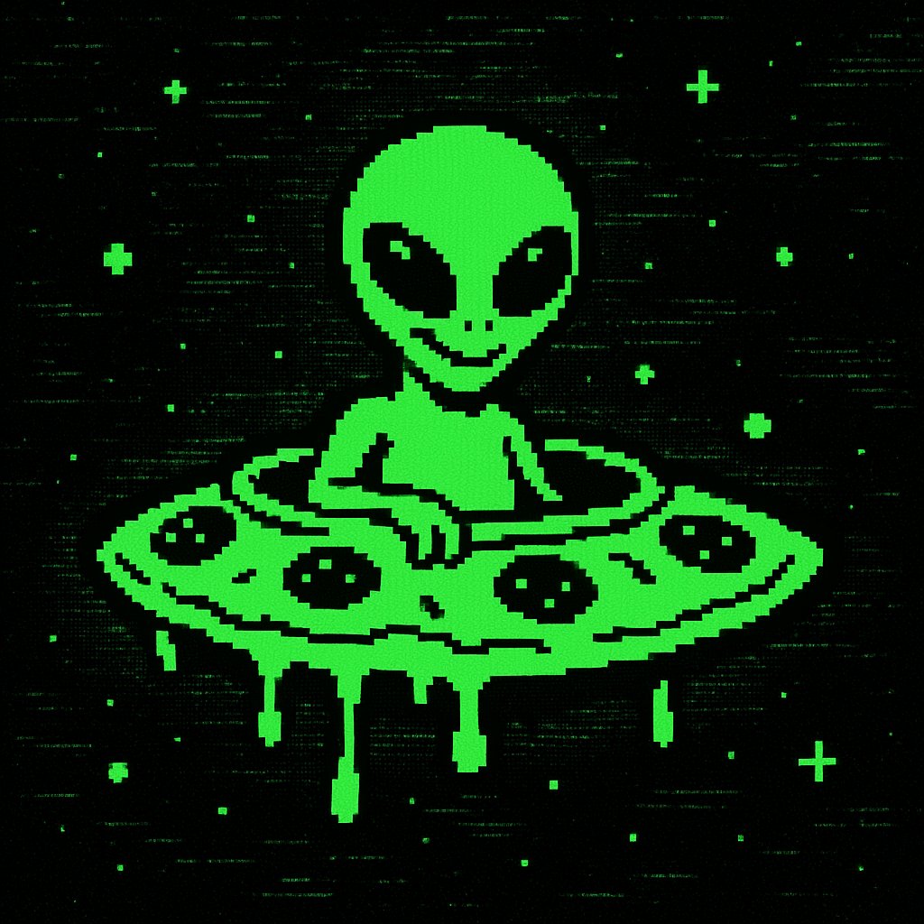Davanasgaming's tweet photo. Alien vibes in 8-bit πΎπ
Our $SLICE UFO PIZZA is glowing in retro neon, cruising through the cosmos with extra-cheesy drip.
From the arcade to the blockchain β weβre here to invade wallets and feed the galaxy. πβ¨
#UFOPizza #SLICE #CryptoMeme #Pizzafromspace #AlienPizza #WLD