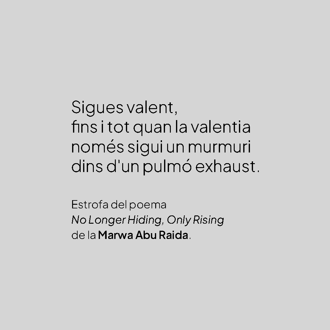 no_callarem's tweet photo. Enguany, ens sentim molt orgulloses que la Marwa Abu Raida sigui una de les nostres artistes residents. Ha estat convidada a participar dins de Mondiacult 2025 juntament amb la Marita Muukkonen i l'Ivor Stodolsky, fundadors de ARTISTS AT RISK (AR).

https://t.co/dHngM6wAPQ https://t.co/exGSC4lGQ7