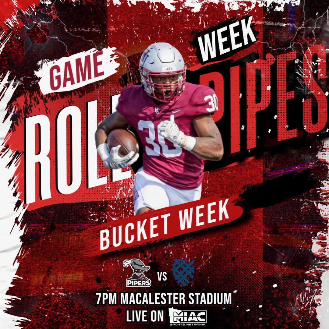 Rivalry week is here! This week, Hamline University and Macalester College face off to play for the Bucket!