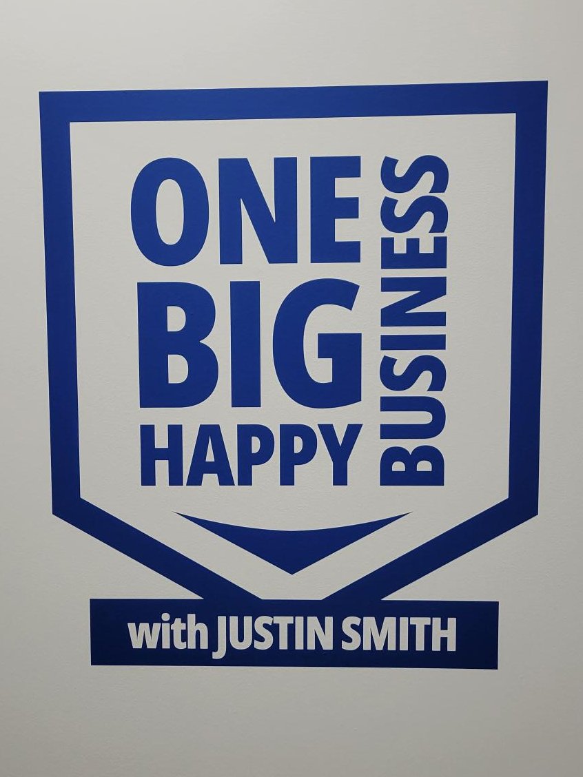 It's been in the making for a long time, but excited to announced that my podcast, One Big Happy Business will be launching soon. Podcast studio is nearly complete! #familybusiness #entrepreneurship #SMB