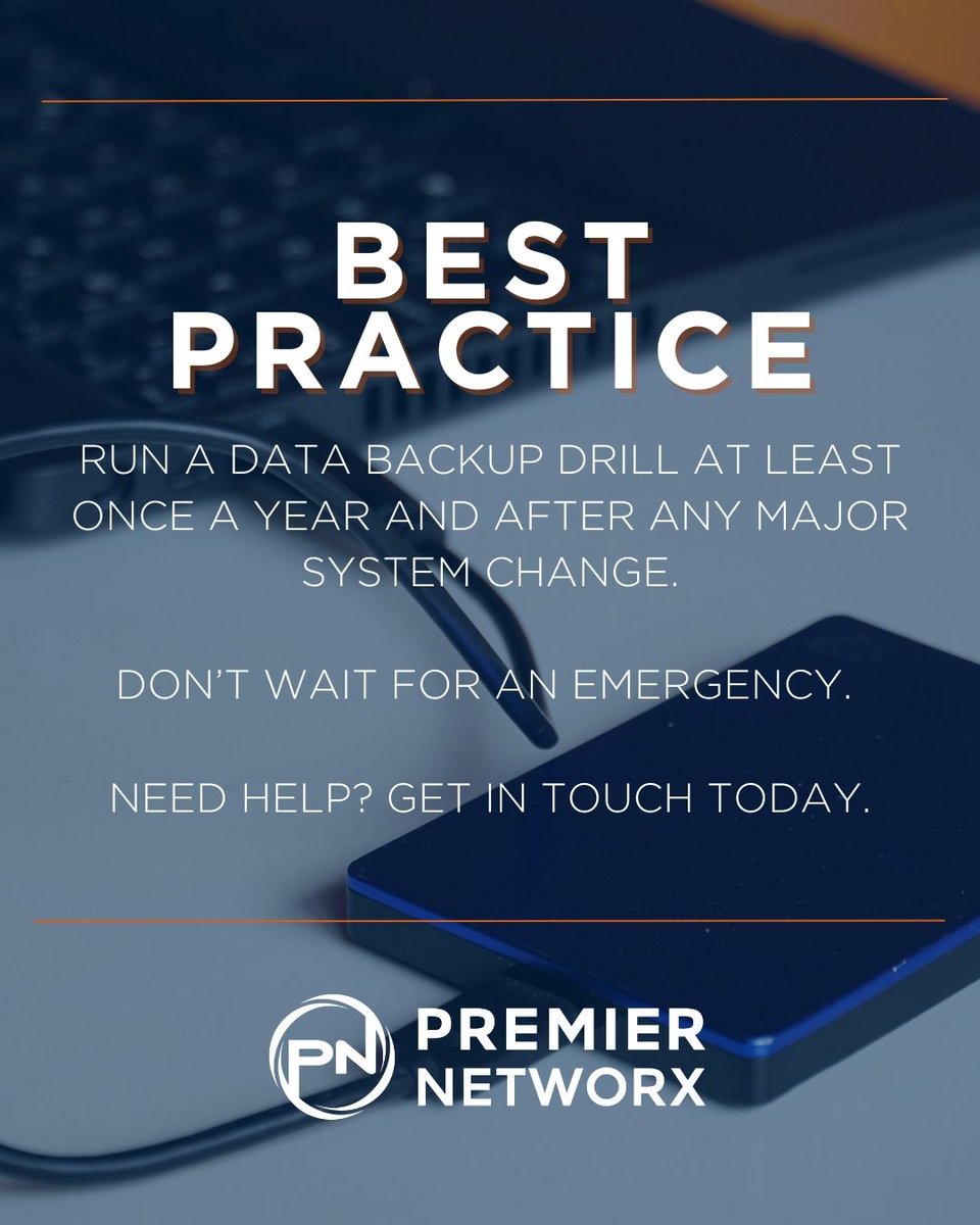 Backups untested = backups untrusted. Run your drill. #DataProtection